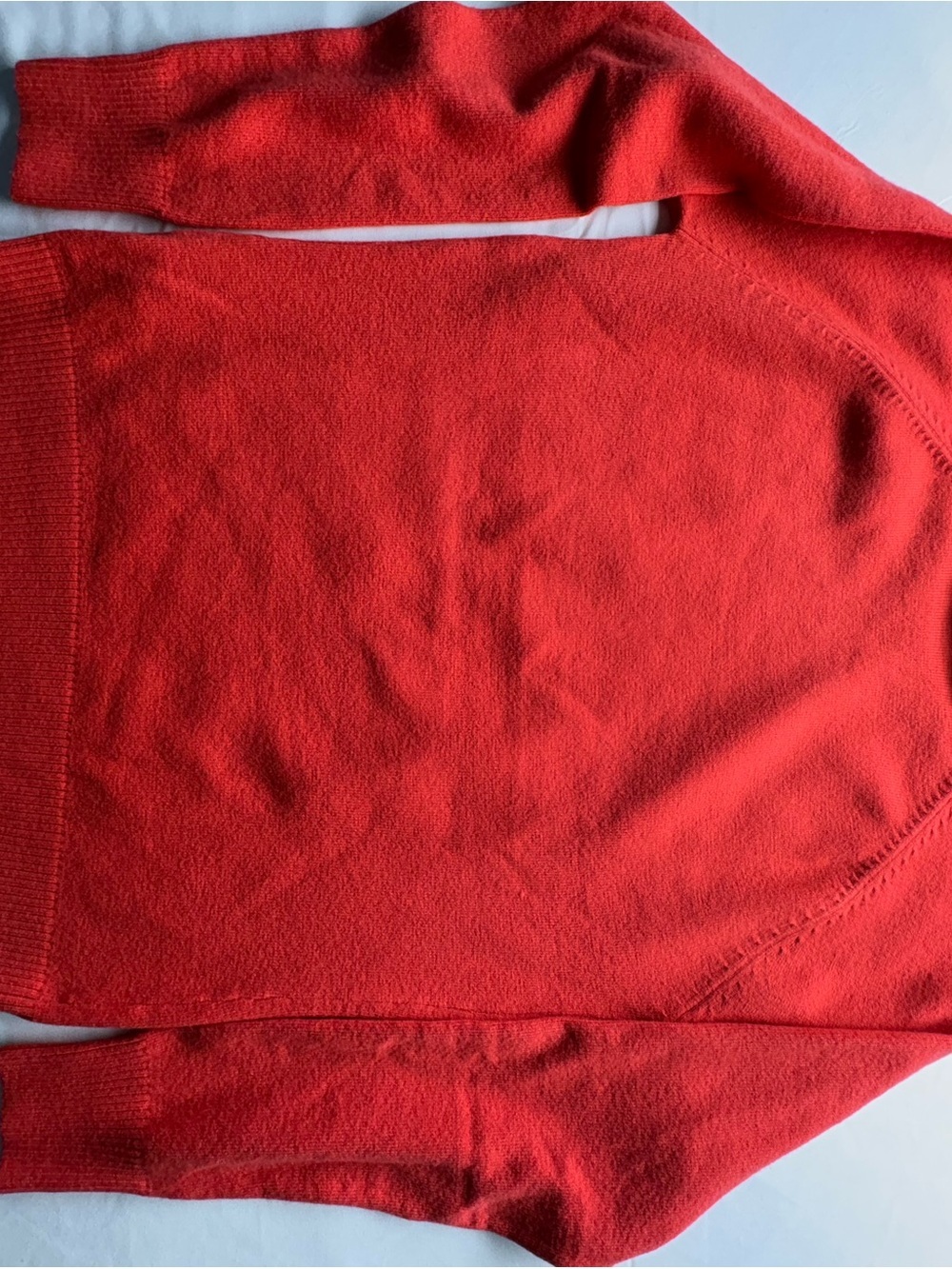French Connection Women’s Orange Crewneck Sweater - Picture 6 of 6